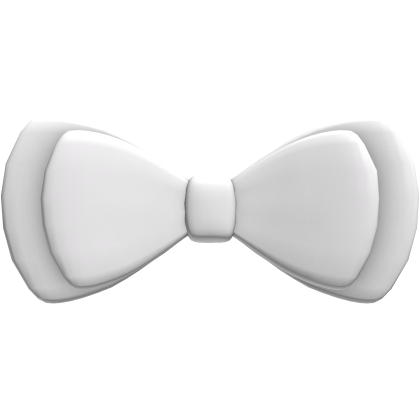 white bow tie
