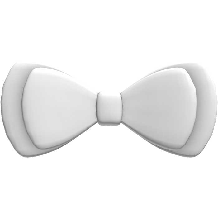 white bow tie