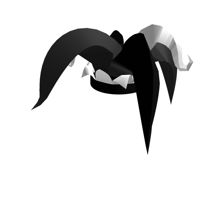 Clown hat - White/Black