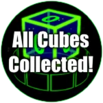 All Cubes Collected!