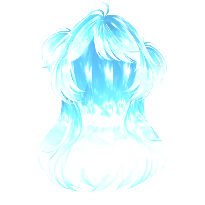 GLOWING Dreamcore Skybox Yabujin Glittering Hair