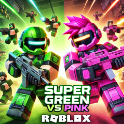 Super Green VS Pink (200 Plays Update New Map)