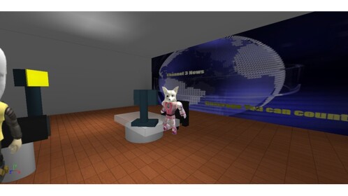 My news reporter stage