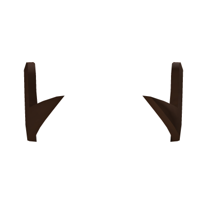 Pointy Sideburns Brown Roblox item