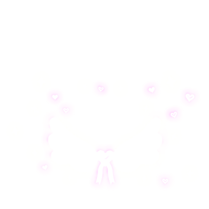 ♥ [EMISSIVE] glowing angel wings & hearts aura Roblox item
