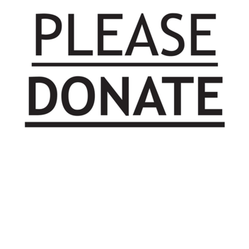 please donate