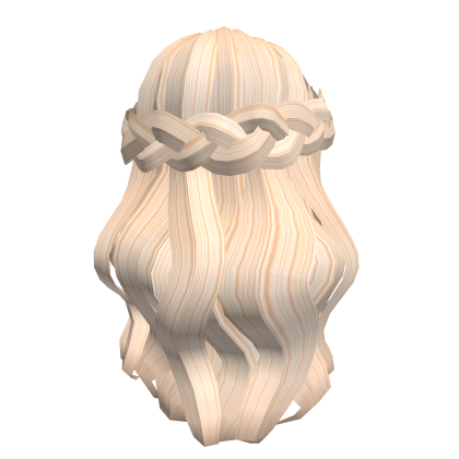 Blonde Adorable Braided Hair Roblox item