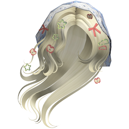 igari mori kei long windy hair w/ charms -yellow Roblox item
