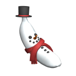 snowman banana