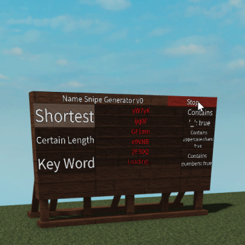 Roblox Username Sniper