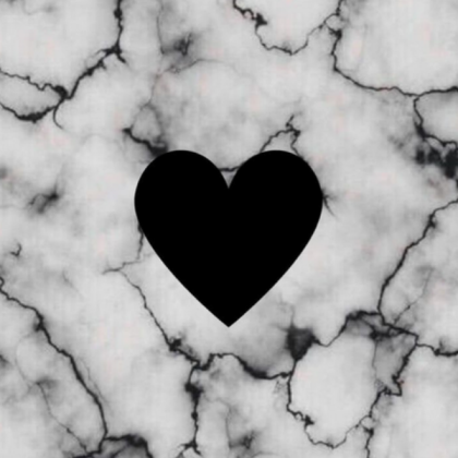 Black Heart Marble Roblox decal
