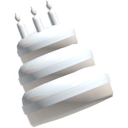Cute Candles on Blue Birthday Cake