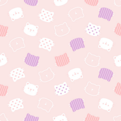 cute kitty coverd pastel background Roblox decal