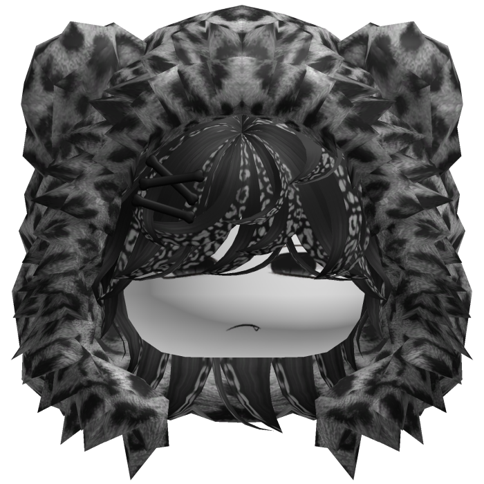Fuzzy Bear Hood Boy Hair Snow Leopard