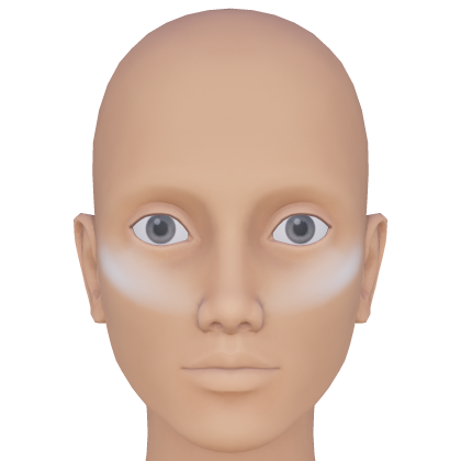 Bold Cheekbone White Highlight Makeup Bright Diva