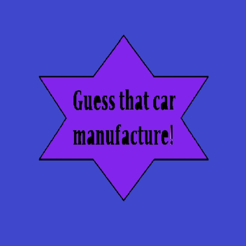 Guess that car manufacture!