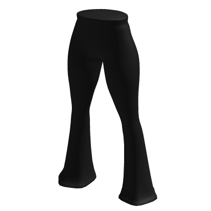 black flared pants