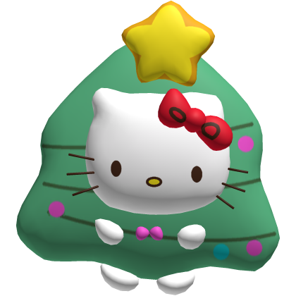 Christmas Kitty Cat Tree Waist Plushie Roblox item