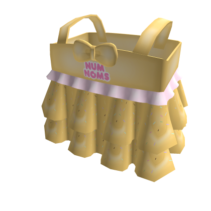 𐔌՞. . ՞𐦯 cute yellow num nom dress ♡ Roblox item