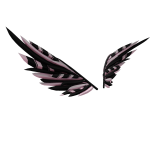 [ Gift ] Pink Easter Goth Giftwrap Wings