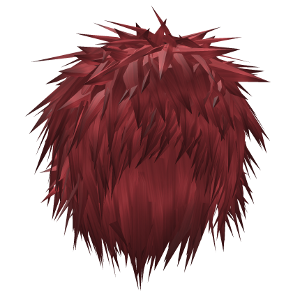 red messy emo hair v3.