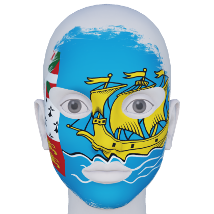 Saint Pierre and Miquelon Facepaint