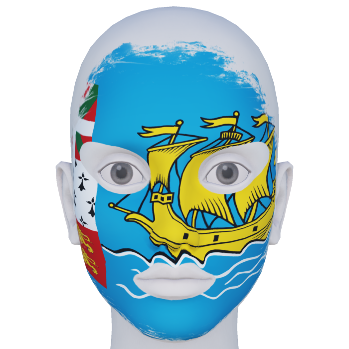 Saint Pierre and Miquelon Facepaint