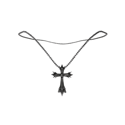 メ Silver Cross Necklace 1.0 thumbnail