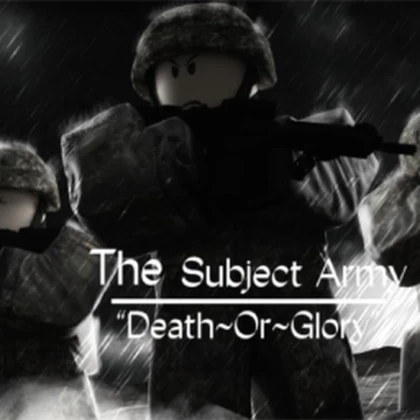 The Subject Army Roblox group icon