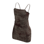 ♡ Free Limited Vintage Decomposed Slip Dress