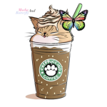Mocha and Butterfly