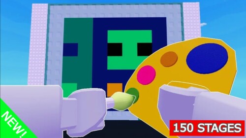 🎨Paint It! Pixel Obby 🖌️