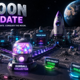 🌙 NEW Moon Update! | 👥🍬 2 Player Gumball Tycoon