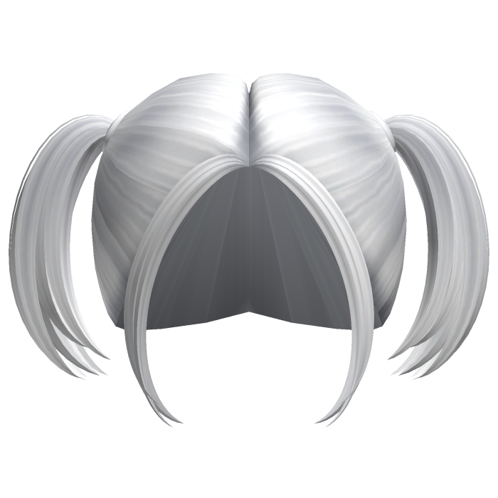 -',ৎ Baby Child High Punk Pigtails in White