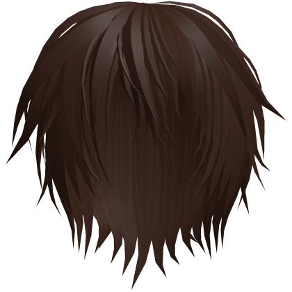 Brown Long Unkept Vkei Emo Hair 28.