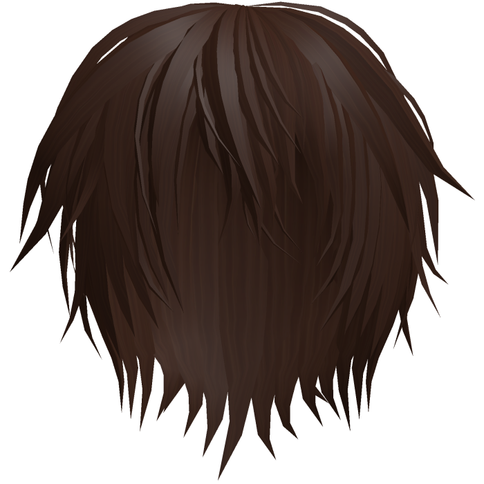 Brown Long Unkept Vkei Emo Hair 28.