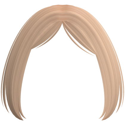 ♡︎ ꒰ soft wispy side swept bangs in blonde ა Roblox item