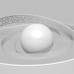 Dual-Ring Rotational Habitat Viewport Render