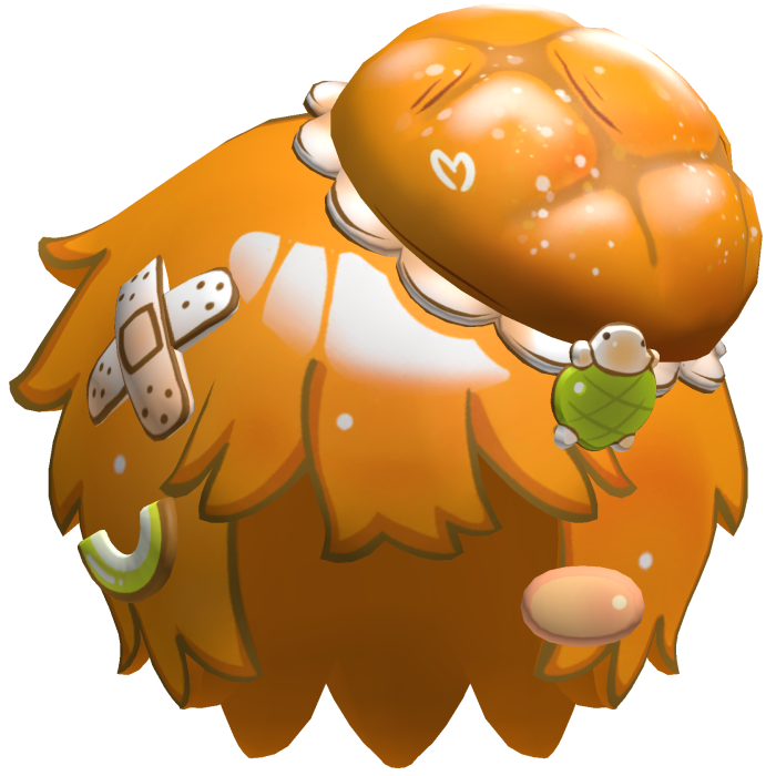 Toon Lowpoly Anime Pie Hair