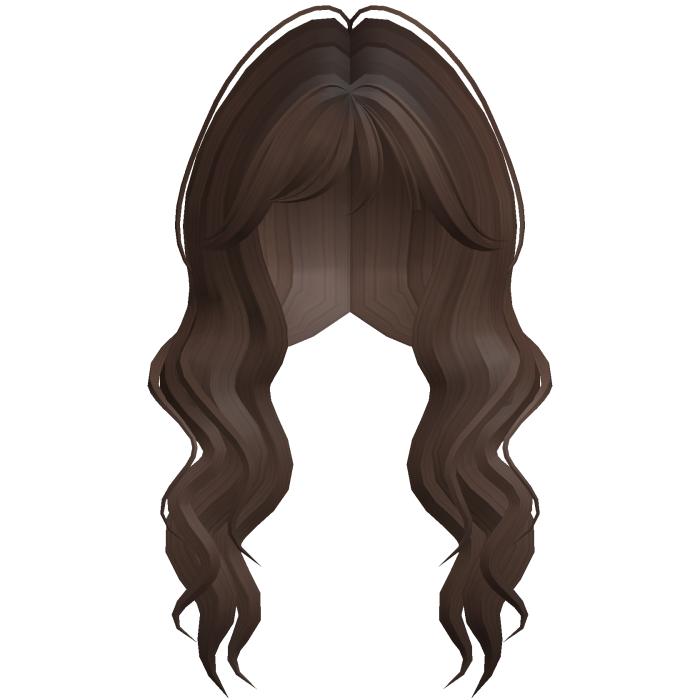 Soft Wavy Hair w/ Side Bangs (Brown)
