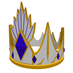 Amethyst Royal Feather Crown