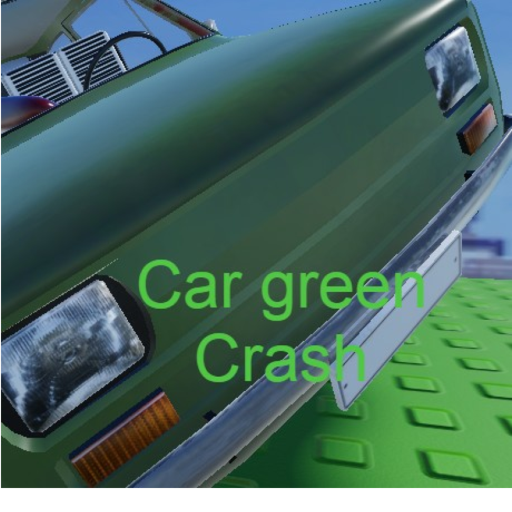 Super obby Whith Car Green crash