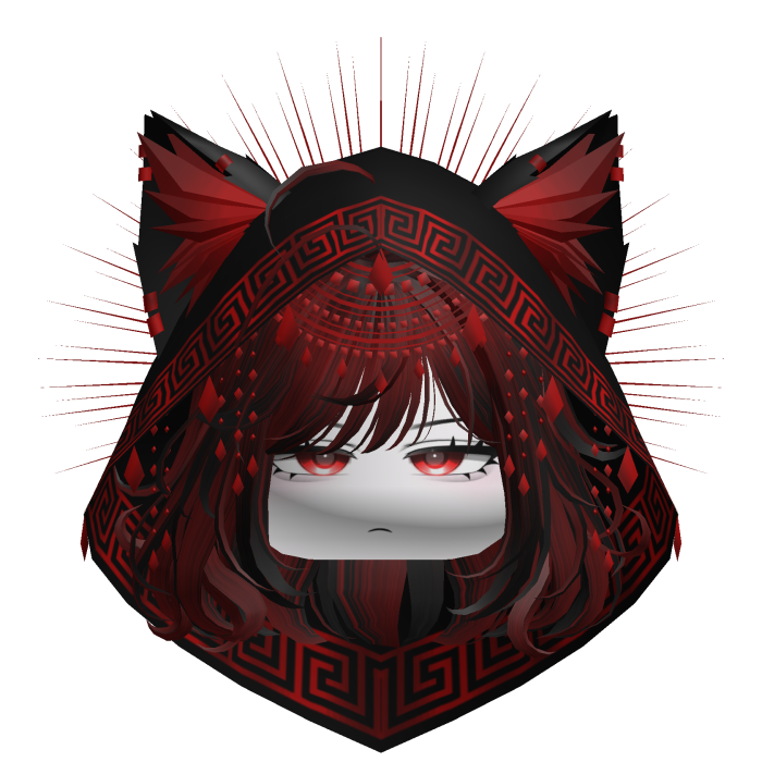 Egyptian Bob w/ Divine Red Black Hood
