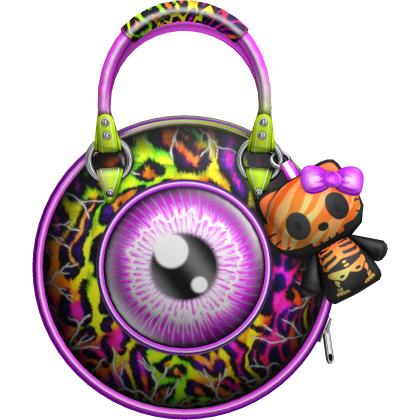 Gyaru Scene Ghoul Monster Eye Bag (Multicolor)