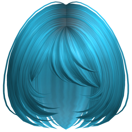 Cute Shy Bob Cut Ocean Blue
