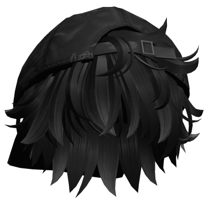 Messy Boy Hair w Backwards Cap