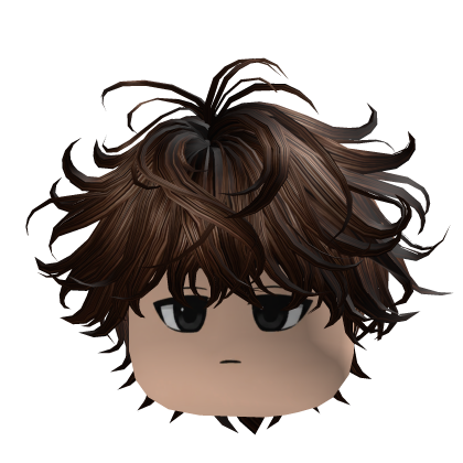 Y2K Chocolate Messy Hair Emo Roblox item