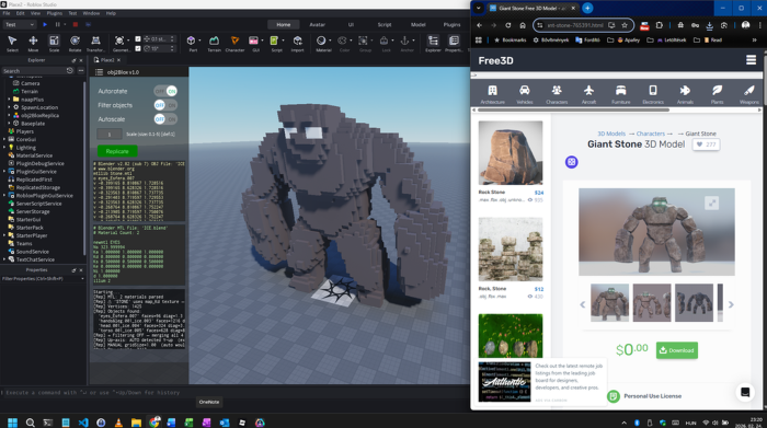Obj2Blox : Mesh & Voxel to Blocks (from .obj ) preview 2