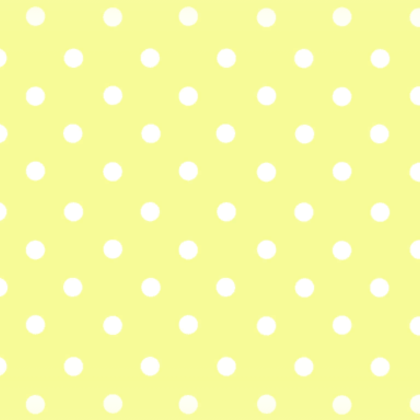Yellow White Polka Dots