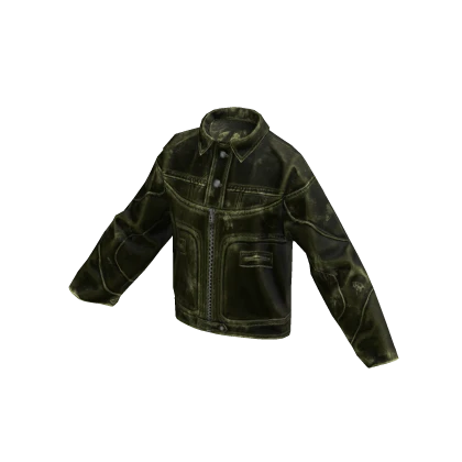 Green Worn Distressed Workwear Jacket | Roblox Item - Rolimon's